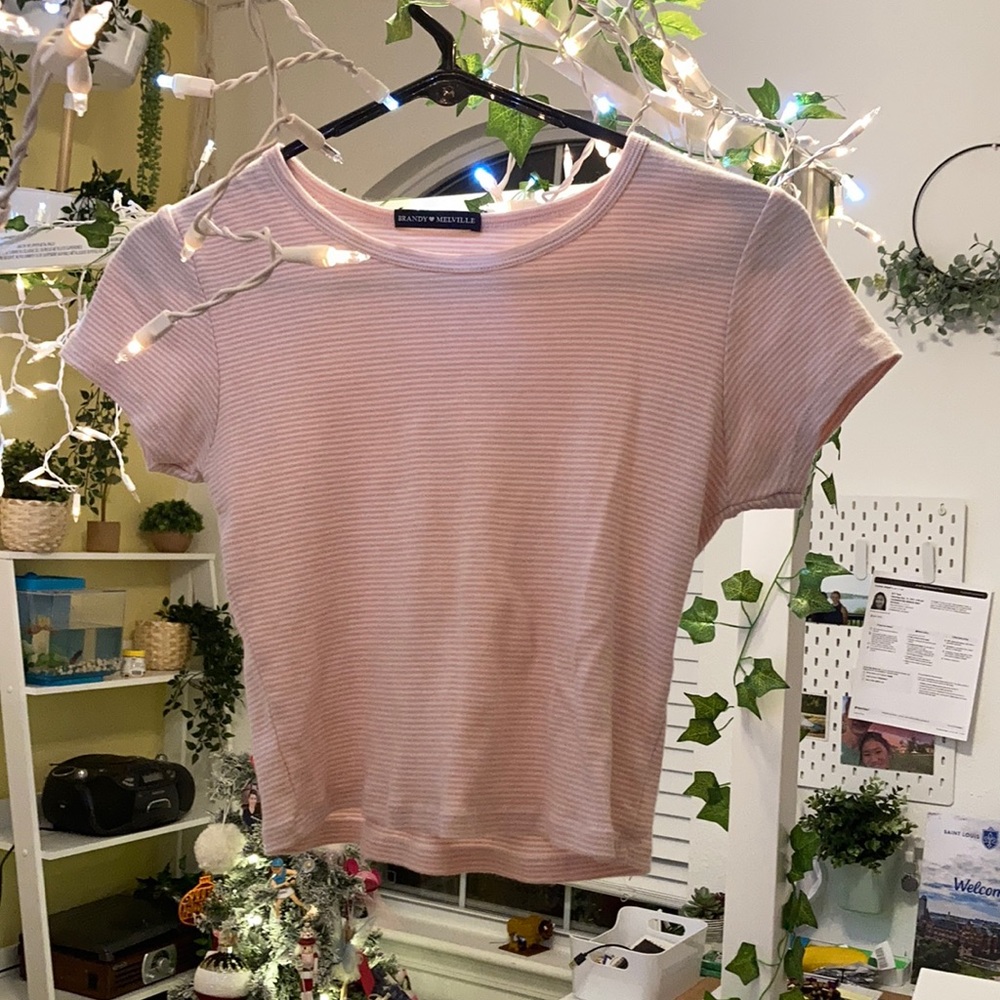 🦋Pink Striped Top